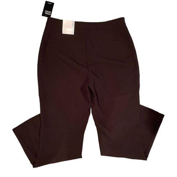 Brand New Nine West Kick Flare High Rise Suiting Pants size 8 in Dull Black - Picture 3 of 10